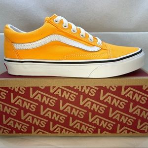 Vans Old Skool Low Canvas Blazing Orange Shoes.